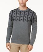 Ben Sherman Men's Dogtooth Jacquard Sweater
