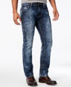 Inc International Concepts Men's Fernando Slim-straight Bleached Wash Jeans, Only At Macy's