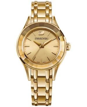Swarovski Women's Swiss Alegria Gold-tone Stainless Steel Bracelet Watch 33mm 5188840