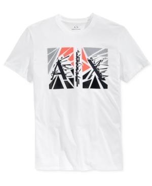 Armani Exchange Men's Broken Short-sleeve T-shirt