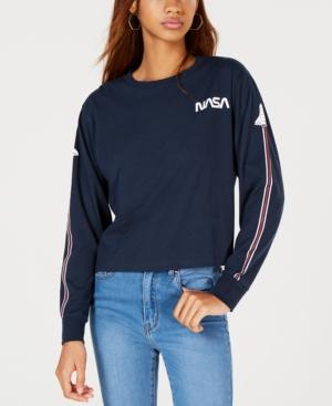 Mighty Fine Juniors' Nasa Graphic-print T-shirt