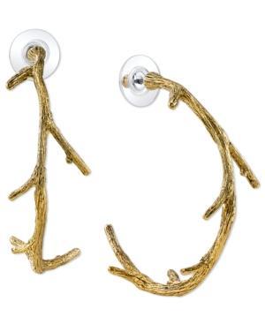 T.r.u. Branch Hoop Earrings