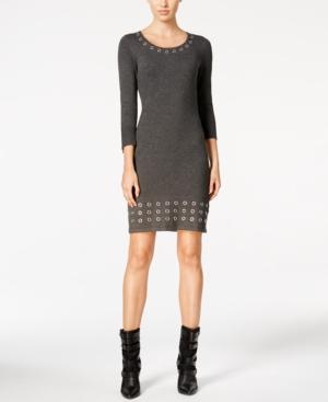 Calvin Klein Grommet-trim Sweater Dress