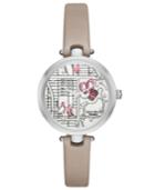 Kate Spade New York Women's Holland Gray Leather Strap Watch 34mm