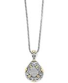 Balissima By Effy Diamond Two-tone Pendant Necklace (1/10 Ct. T.w.) In Sterling Silver And 18k Gold