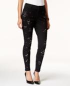 Style & Co Embroidered Curvy-fit Skinny Jeans, Created For Macy's