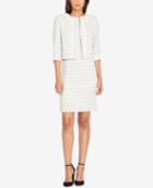Tahari Metallic Tweedy Dress & Jacket