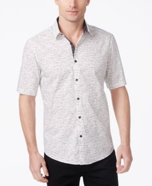 Alfani Men's Classic-fit Dash Print Shirt