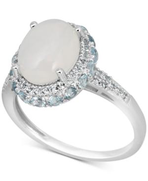 Opal (3 Ct. T.w.) & Topaz (1-3/4 Ct. T.w.) Ring In Sterling Silver