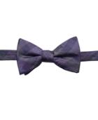 Ryan Seacrest Distinction Men's Warwick Gingham Pre-tied Silk Bow Tie, Created For Macy's