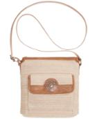 Giani Bernini Filigree Straw Crossbody