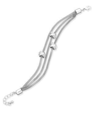 Charter Club Gold-tone Three-row Knot Bracelet, Only At Macy's