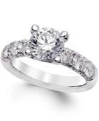 X3 Certified Diamond Engagement Ring (2-1/2 Ct. T.w.) In 18k White Gold