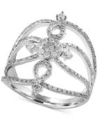 Effy Diamond Statement Ring (3/4 Ct. T.w.) In 14k White Gold