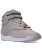 Reebok Women's Freestyle Hi Top Muted Casual Sneakers From Finish Line