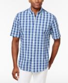 Club Room Men's Avalon Plaid Cotton Shirt, Only At Macy's