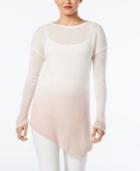 Vince Camuto Dip-dyed Asymmertical-hem Sweater