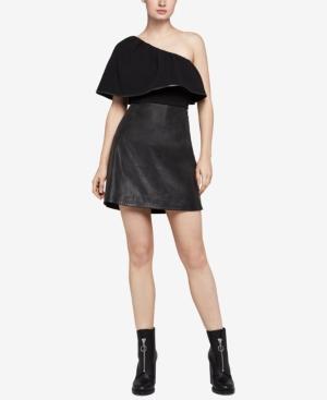 Bcbgeneration Mixed Media One-shoulder Dress