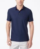Alfani Men's Textured, Classic-fit Geometric Performance Polo, Only At Macy's