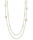 Vera Bradley Signature Two-row Station Necklace