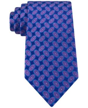 Peter Thomas Tossed Floral Oval Tie