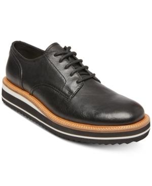 Self Made By Steve Madden Men's Sufraget Leather Platform Oxfords Men's Shoes