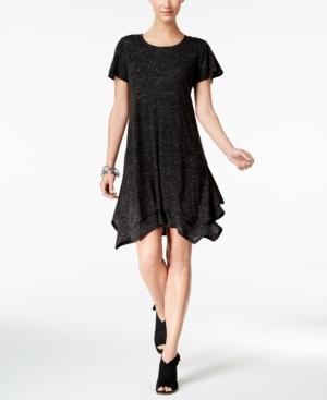 Style & Co Layered Handkerchief-hem Dress, Created For Macy's