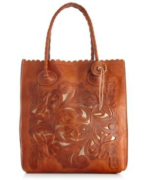 Patricia Nash Tooled Cavo North South Tote