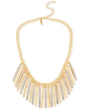 M. Haskell For Inc Gold-tone Pave Stick Statement Necklace, Only At Macy's