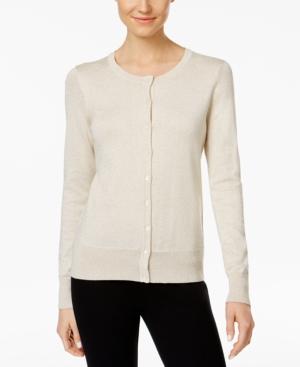 Charter Club Metallic Cardigan, Created For Macy's