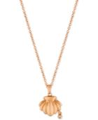 Le Vian Diamond Seashell Pendant Necklace (1/10 Ct. T.w.) In 14k Rose Gold