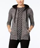 G.h. Bass & Co. Mixed-media Full-zip Hooded Jacket