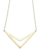 Open Chevron Collar Necklace In 14k Gold
