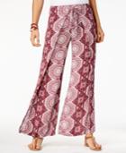 Style & Co Wrap-front Printed Pants, Created For Macy's