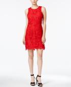 Kensie Go Red For Women Lace Sheath Dress