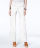 Inc International Concepts Curvy Linen-blend Wide-leg Pants, Only At Macy's