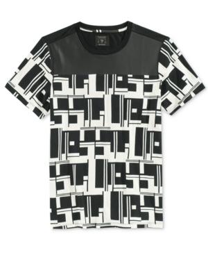 Guess Men's Stream Future Text T-shirt