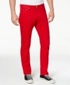 Calvin Klein Jeans Men's Iconic Slim-fit Tango Red Jeans