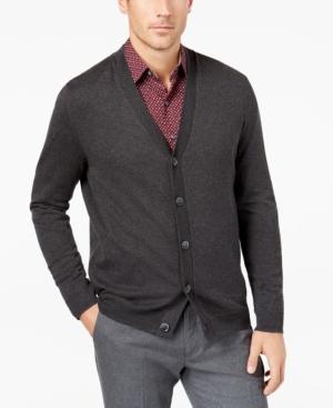 Tasso Elba Men's Supima Cotton Cardigan Sweater, Created For Macy's