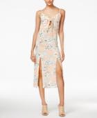 Minkpink Palm Springs Printed Tie-front Dress