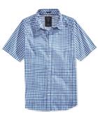 Guess Men's Turner Check Raglan-sleeve Shirt
