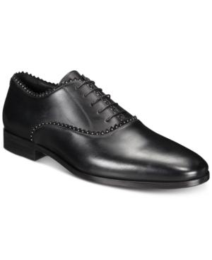 Roberto Cavalli Men's Plain-toe Studded Oxfords Men's Shoes