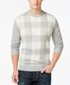 Club Room Buffalo-plaid Sweater, Only At Macy's