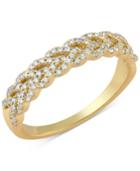 Diamond Braid Band (1/3 Ct. T.w.) In 14k Gold Or White Gold