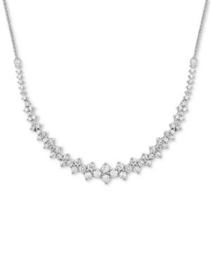 Wrapped In Love Diamond Collar Necklace (1-1/2 Ct. T.w.) In 14k White Gold, 16 + 2 Extender, Created For Macy's