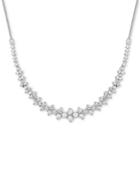 Wrapped In Love Diamond Collar Necklace (1-1/2 Ct. T.w.) In 14k White Gold, 16 + 2 Extender, Created For Macy's