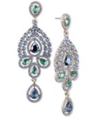 Jenny Packham Crystal & Stone Chandelier Earrings