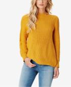 Jessica Simpson Juniors' Oasis Cutout Cable-knit Sweater
