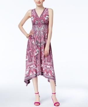 Inc International Concepts Handkerchief-hem Midi Dress, Only At Macy's