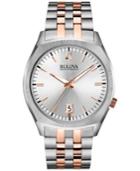 Bulova Accutron Ii Men's Surveyor Two-tone Stainless Steel Bracelet Watch 41mm 98b220